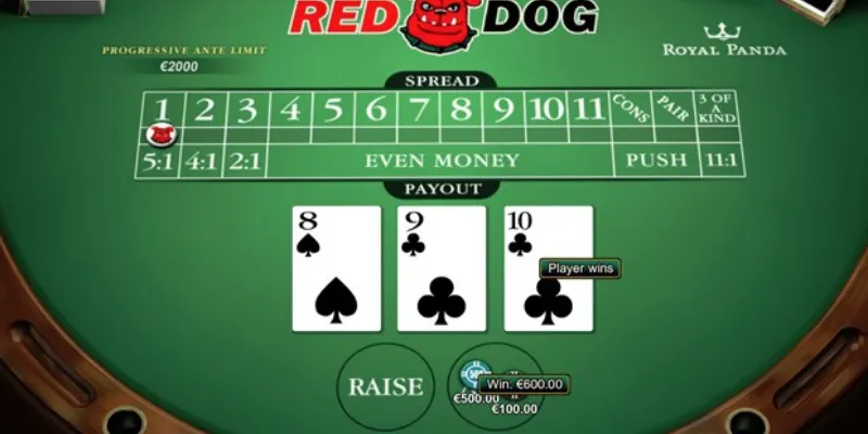 Bí quyết chơi Red Dog hiệu quả giúp tăng cơ hội thắng